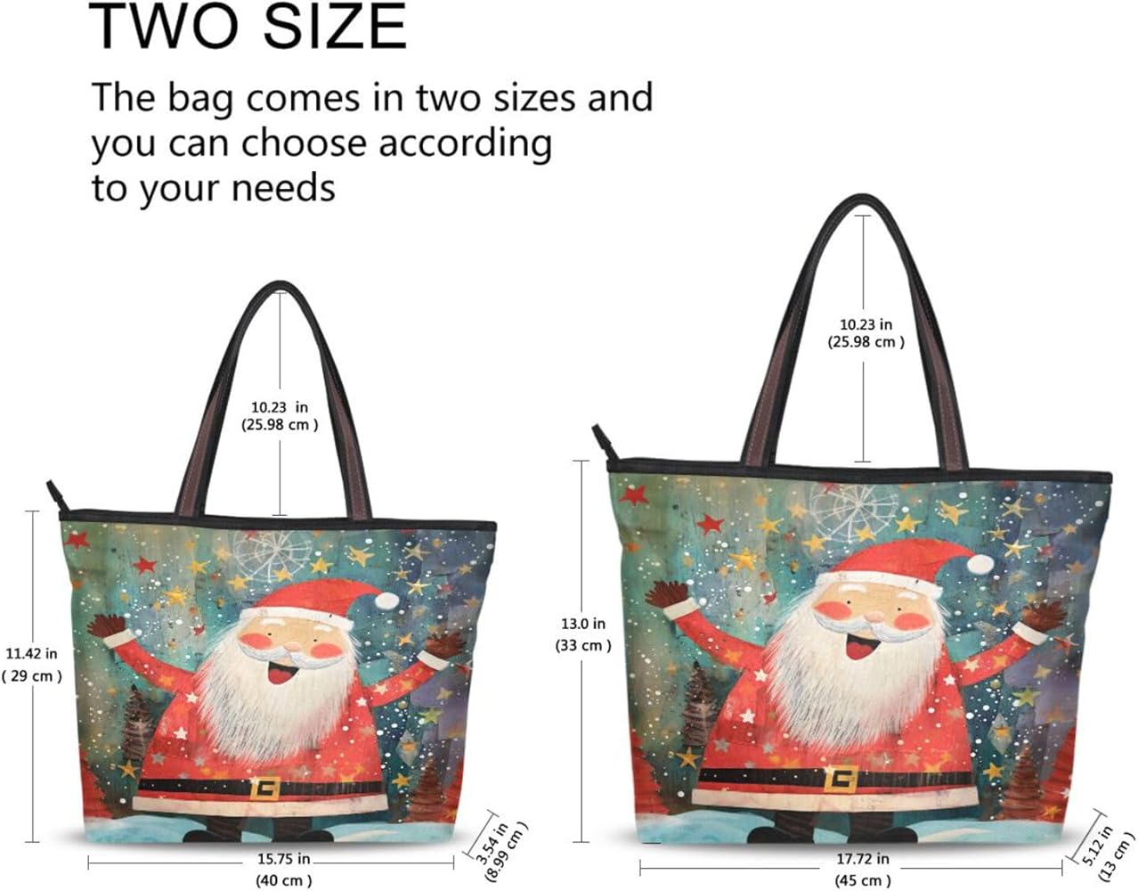 Amazon.com: ALAZA Oil Painting Santa Claus Merry Christmas Star