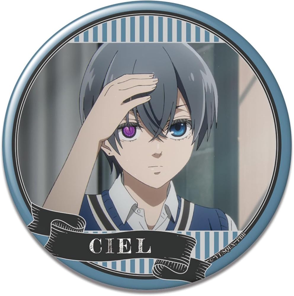 Amazon | TVアニメ『黒執事 -寄宿学校編-』 缶バッジ シエル