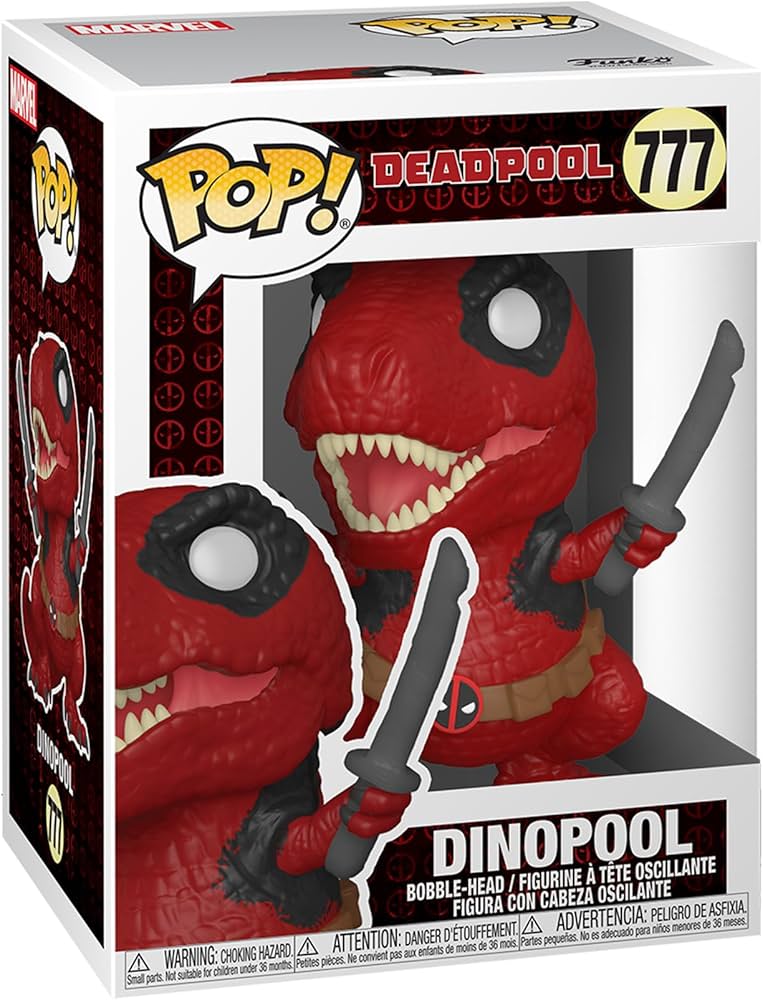 Amazon.com: POP Funko Marvel: Deadpool 30th - Dinopool