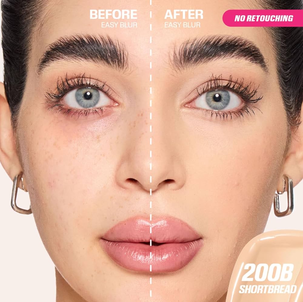 Huda Beauty Easy Blur Natural Airbrush Foundation, Shortbread 200B