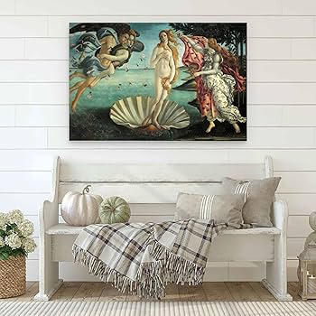 Amazon.co.jp: ボッティチェリ ヴィーナスの誕生 ポスター 1485年に