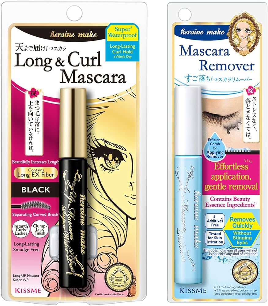 Amazon.com : HEROINE MAKE by KISSME Waterproof Mascara Black