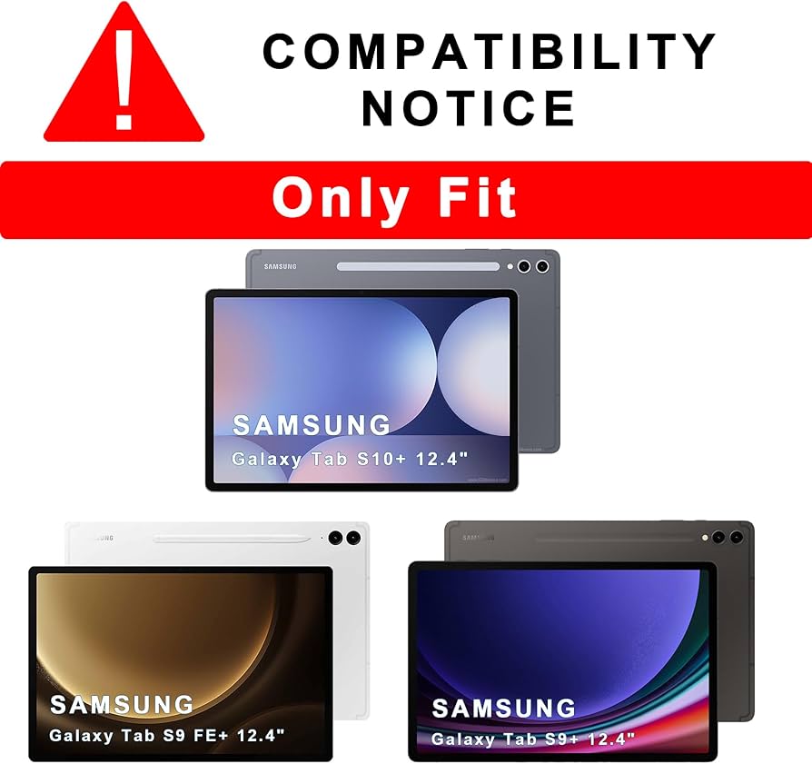 for Samsung Galaxy Tab S10+/S9 FE+/S9+ 12.4