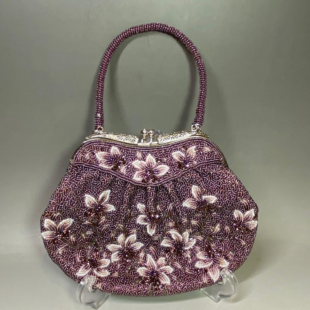 Amazon.co.jp: ビーズバッグ ビーズ 和装小物 パーティバッグ 和装