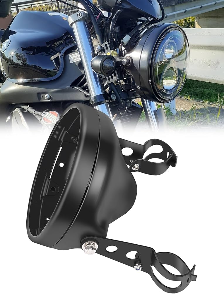 Amazon | largoods 7インチledヘッドライトハウジングバケット 補助