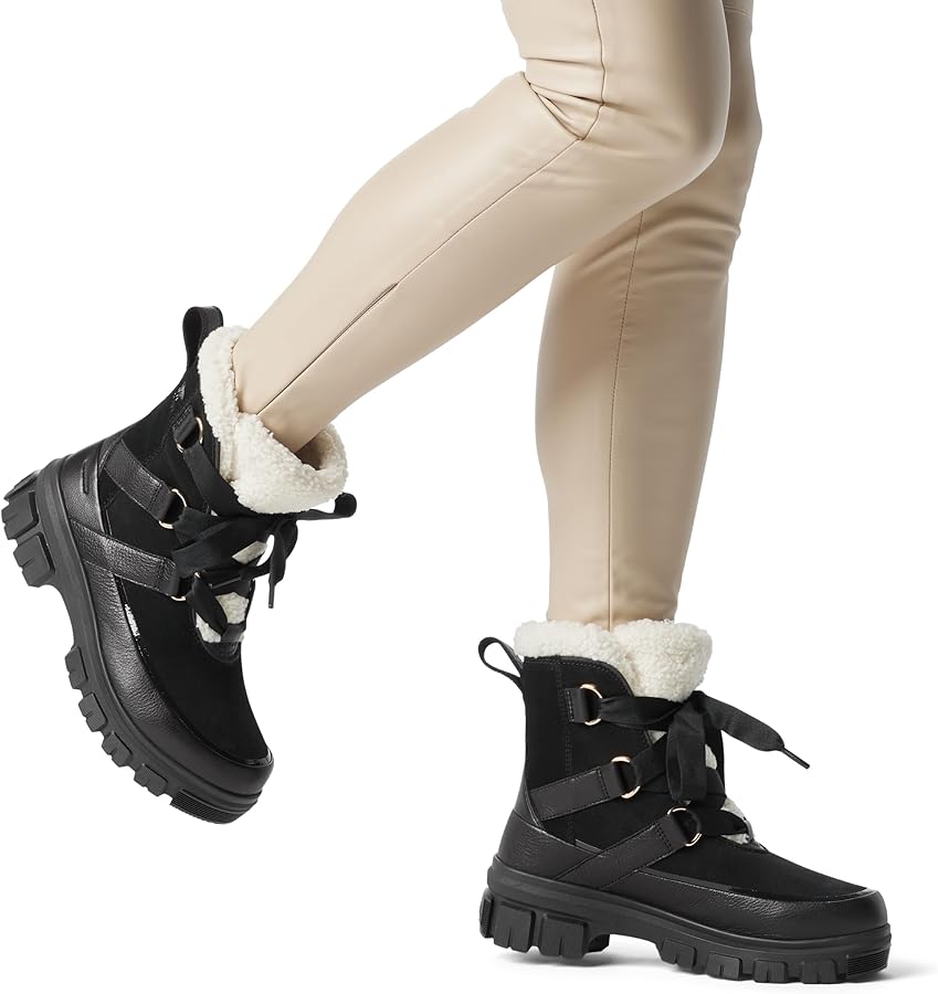 Amazon.com | SOREL Women's Tivoli V Resort Waterproof Boot - Black