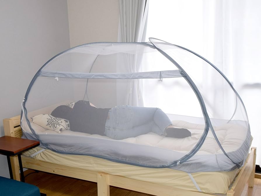 Amazon｜MTK 蚊帳 かや 幅100cm シングル 1人用 折りたたみ 底付き
