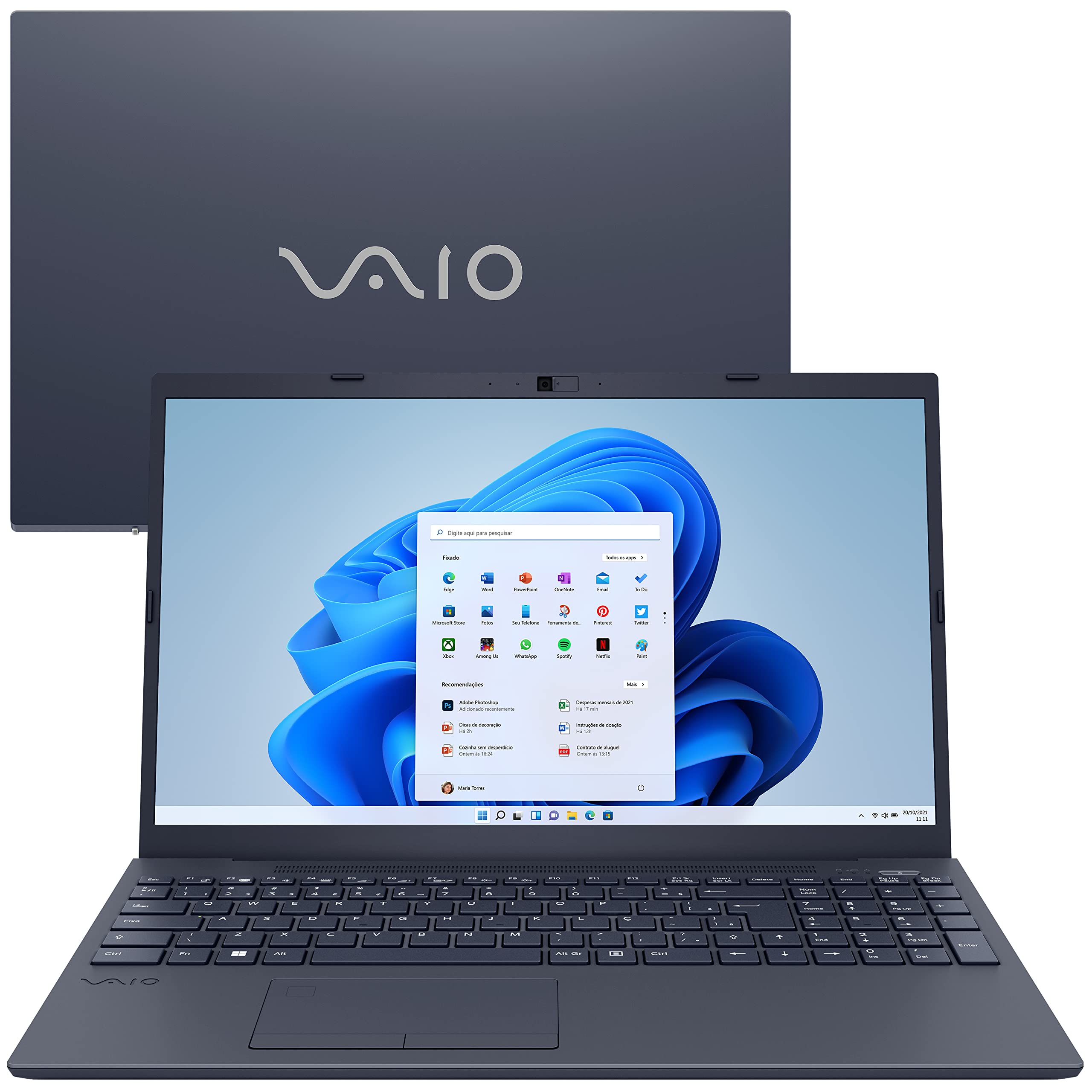 Notebook VAIO FE15 Intel Core i5 12ª gen 8GB RAM 256GB SSD Tela 15