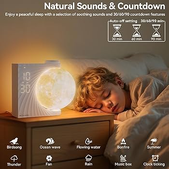 Amazon.com: Sunrise Alarm Clocks for Heavy Sleepers,Night Lamp