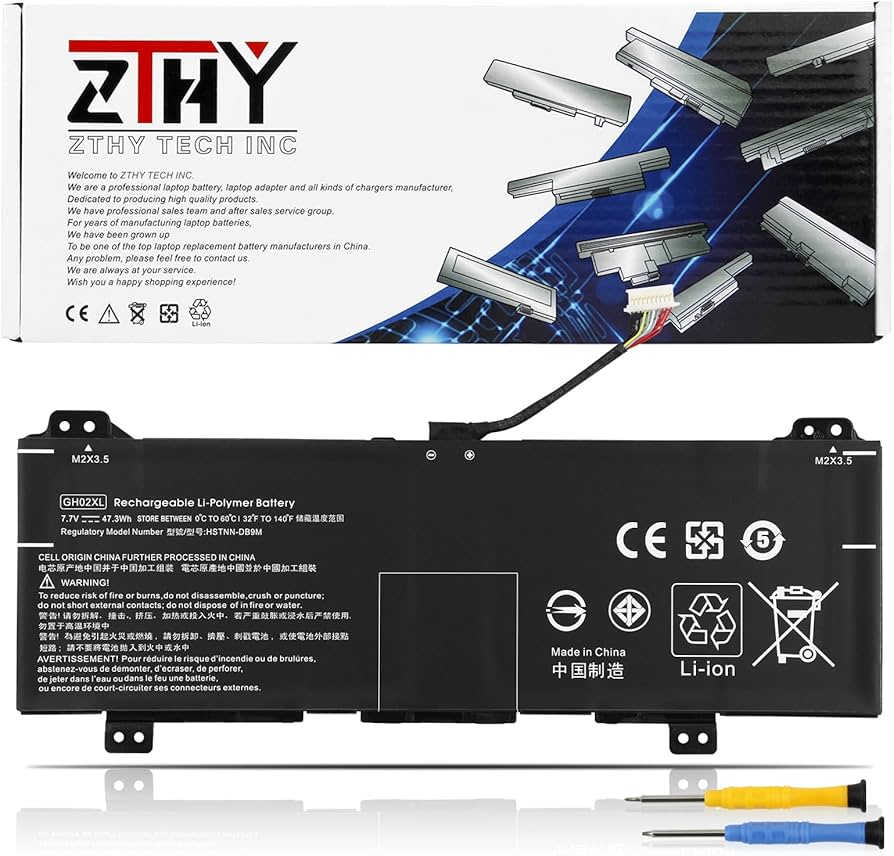 Amazon.com: ZTHY GH02XL Laptop Battery Replacement for HP