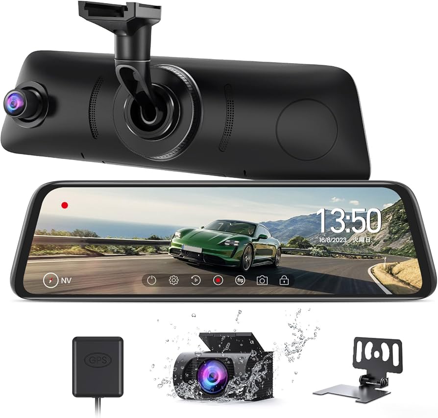 Amazon.co.jp: AUTO-VOX 新型 近未来感ドライブレコーダー ミラー型