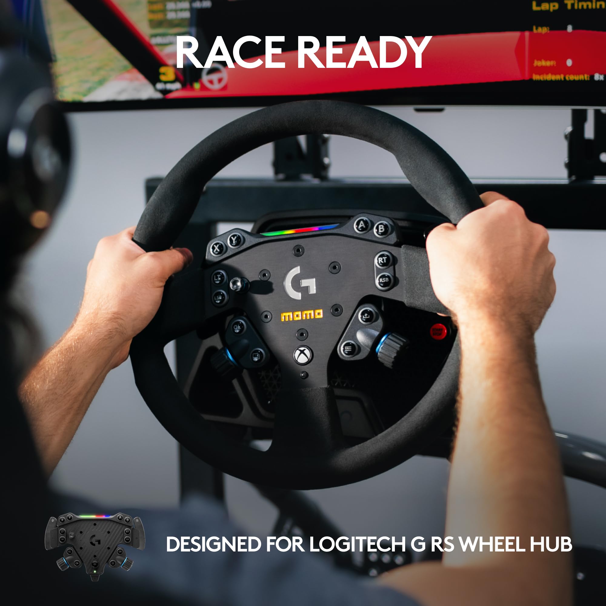 MOMO Motorsport SIM GT 320 Racing Wheel - 12.6-Inch Professional