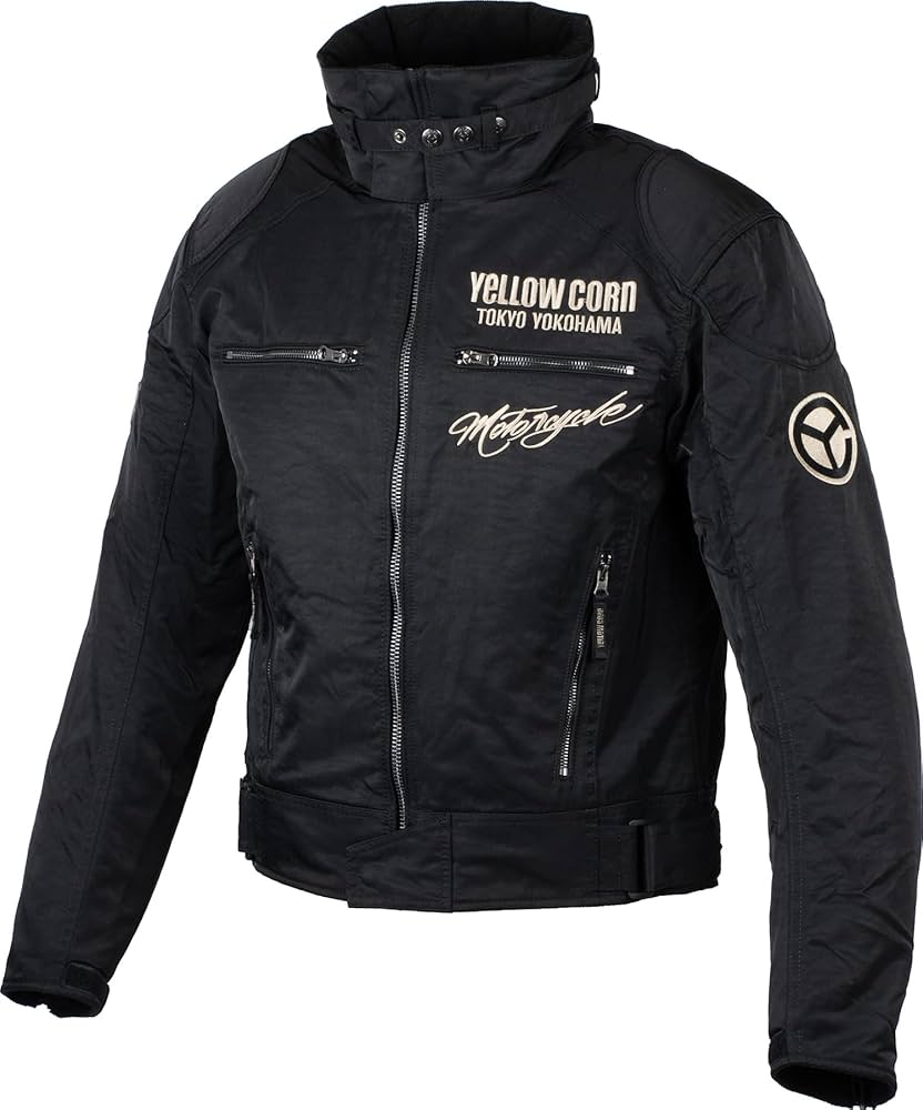YELLOW CORN バイクジャケット ネイビー ウィンター イエローコーン