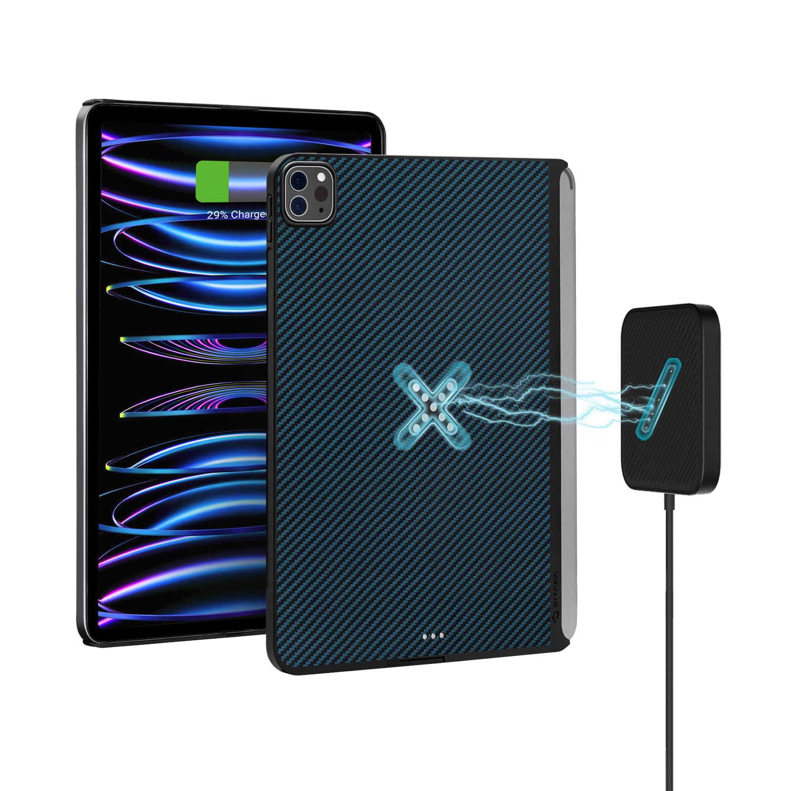 PITAKA iPad Pro 11 Inch Case, Magic Keyboard & Apple Pencil 2