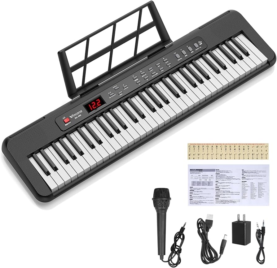 Amazon.co.jp: 電子ピアノ 電子キーボード 61鍵盤 キーボード ピアノ