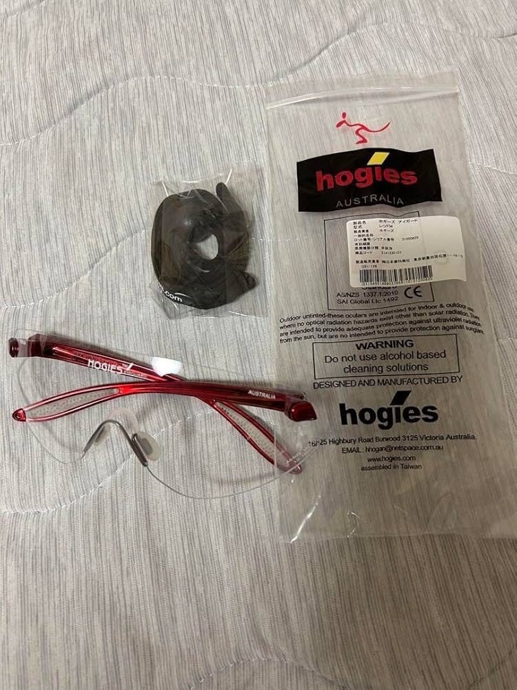 Amazon.co.jp: ホギーズ Hogies アイガード レッド M : ドラッグストア