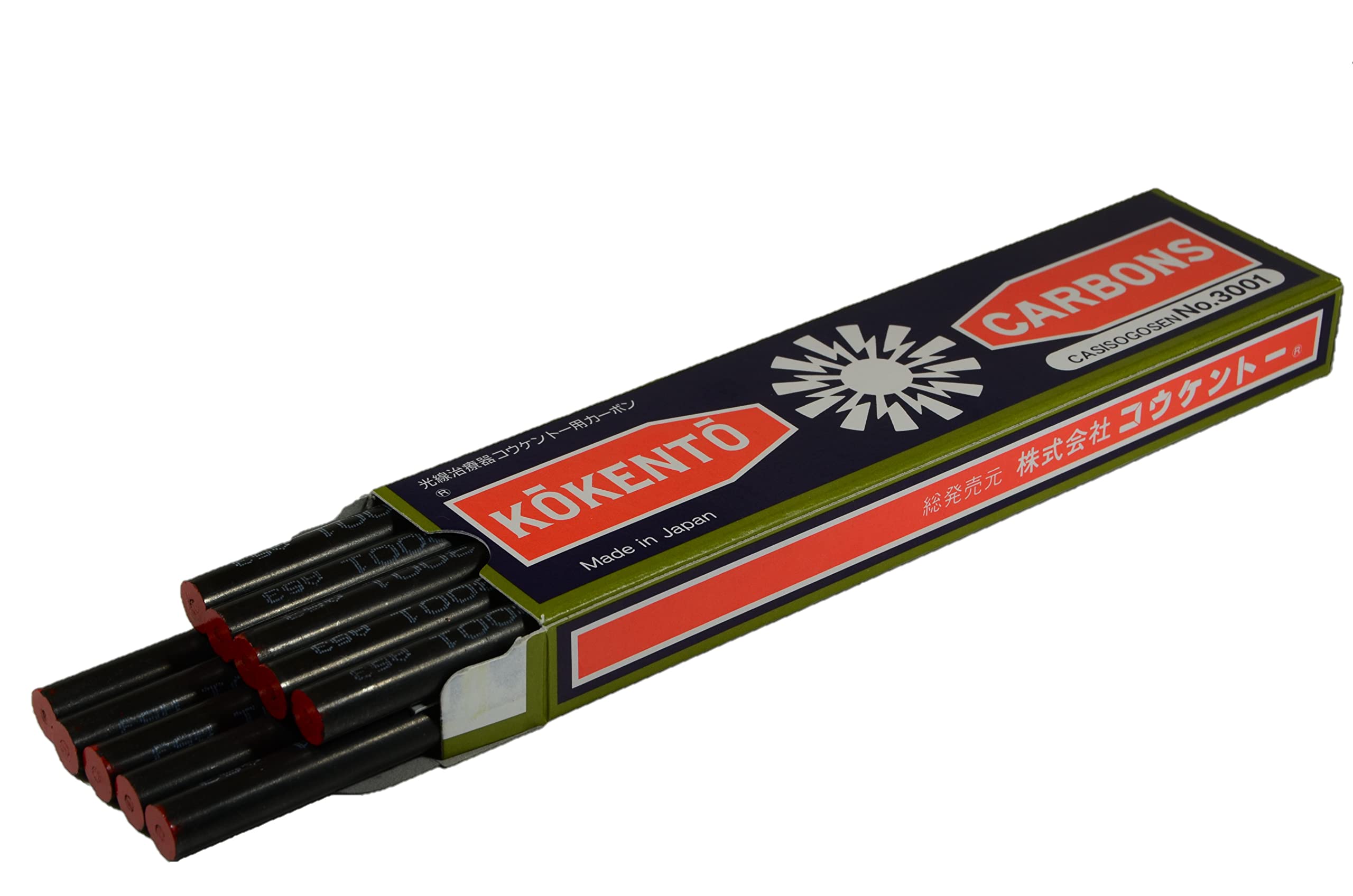 Amazon.co.jp: コウケントー カーボン 3001番 4008番 セット 10本入り