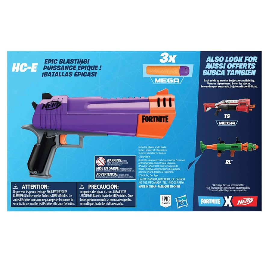 ナーフ フォートナイト フォトナ ハンドキャノン 5点セット fortnight