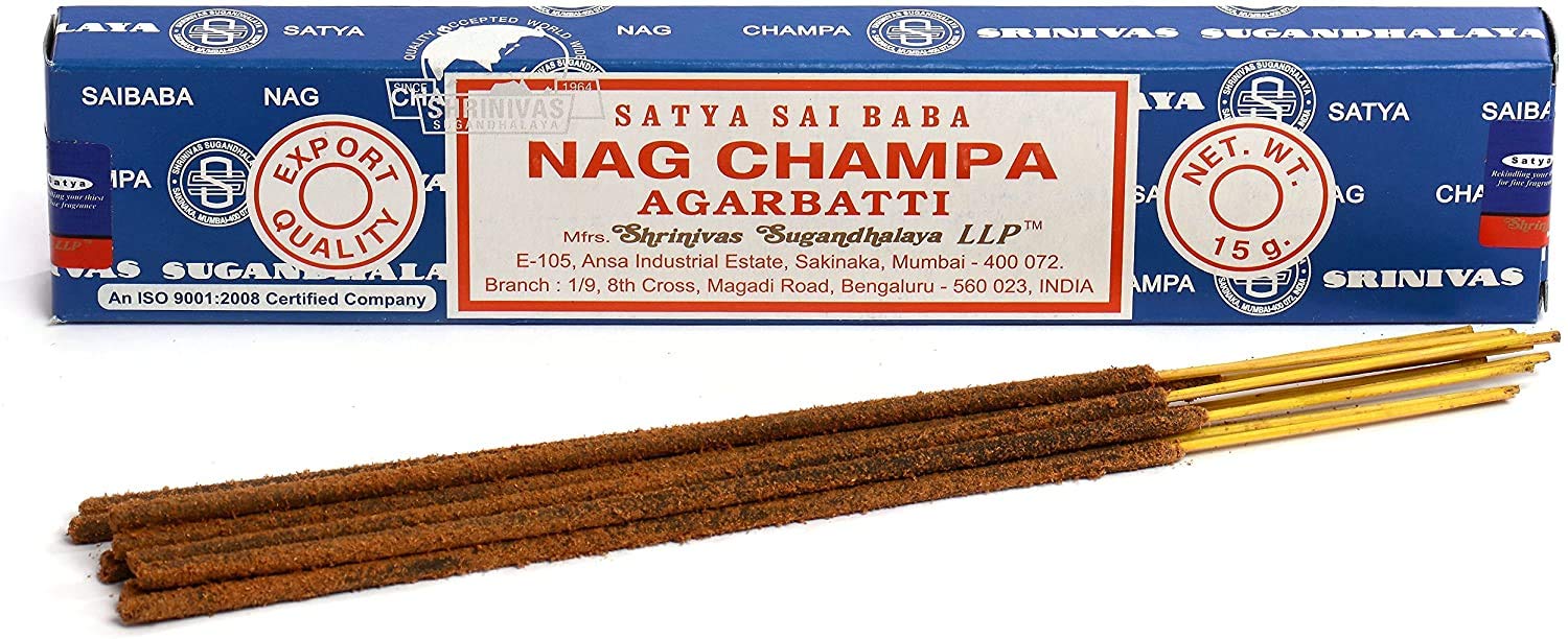 Amazon.com: 3 Packs Origional Satya Sai Baba Nag Champa Incense