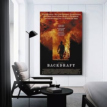 Amazon.co.jp: キャンバスポスターBackdraftバックドラフト映画