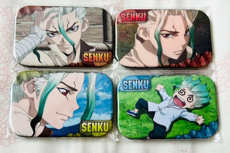 Amazon.co.jp: DrSTONE 石神千空 まるかく缶バッジ : おもちゃ