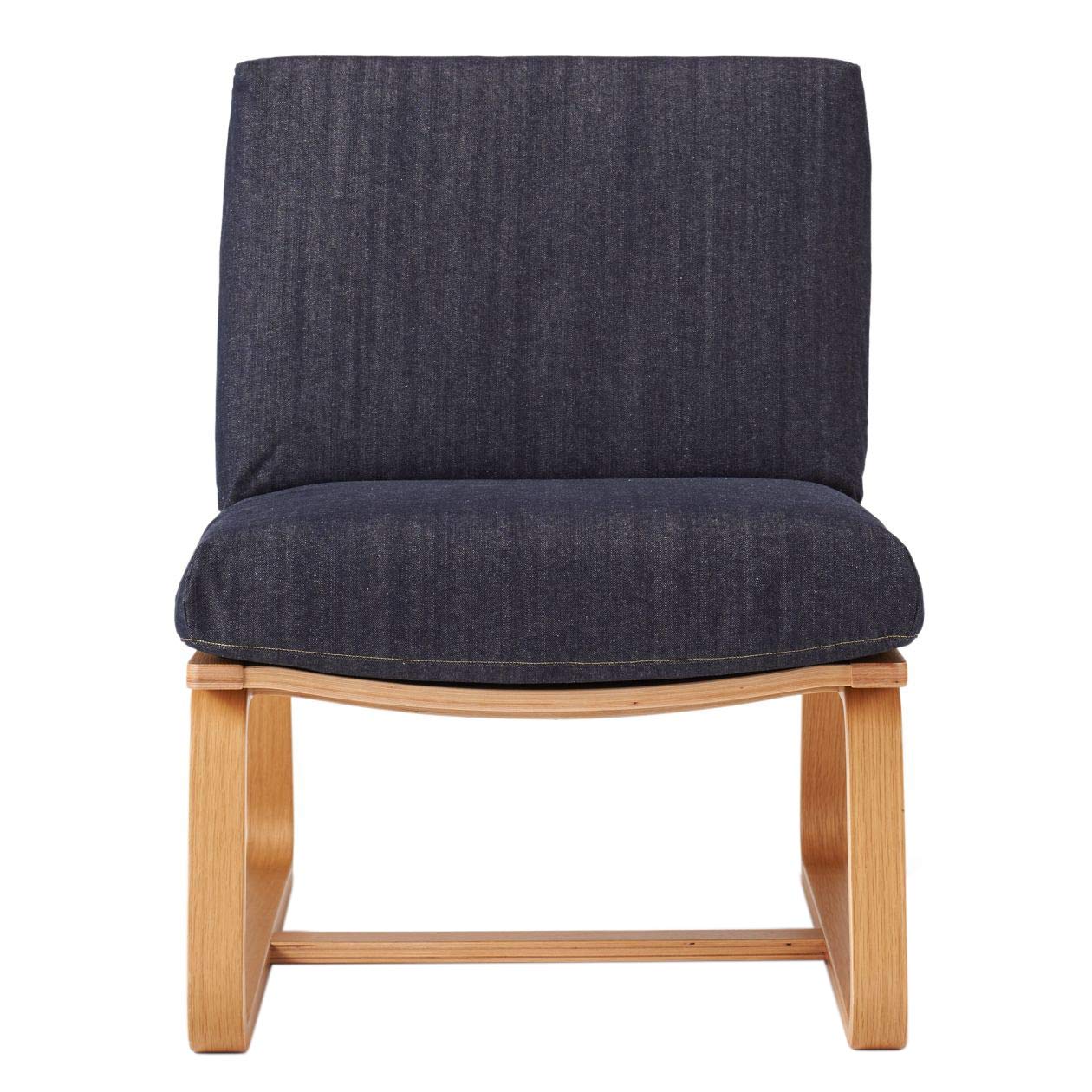 Amazon｜無印良品 綿デニムリビングでもダイニングでもつかえるソファ