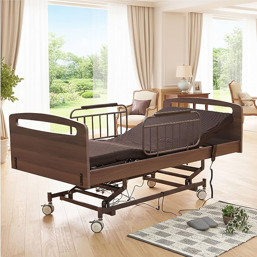 Amazon.co.jp: 電動ベッド シングル 介護【 高さが変えられる 】3