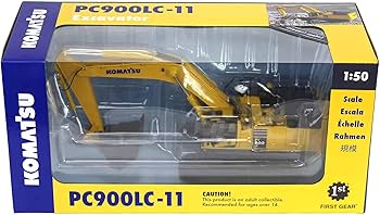 Amazon.com: First Gear 1/50 Komatsu PC900LC-11 Excavator Model