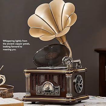 Amazon.co.jp: CD プレーヤー、BT 蓄音機蓄音機ターンテーブル CD 音楽