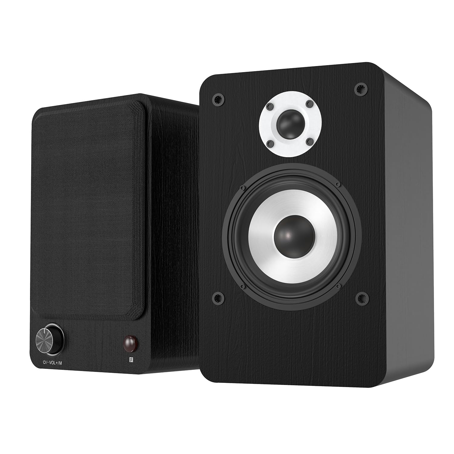 Amazon.com: LONPOO Powered Bookshelf Speakers for Record Player