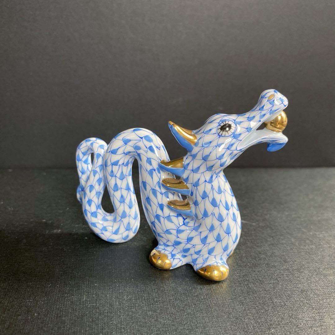 Amazon.co.jp: ヘレンド HEREND 辰年 龍 干支置物 フィギュリン