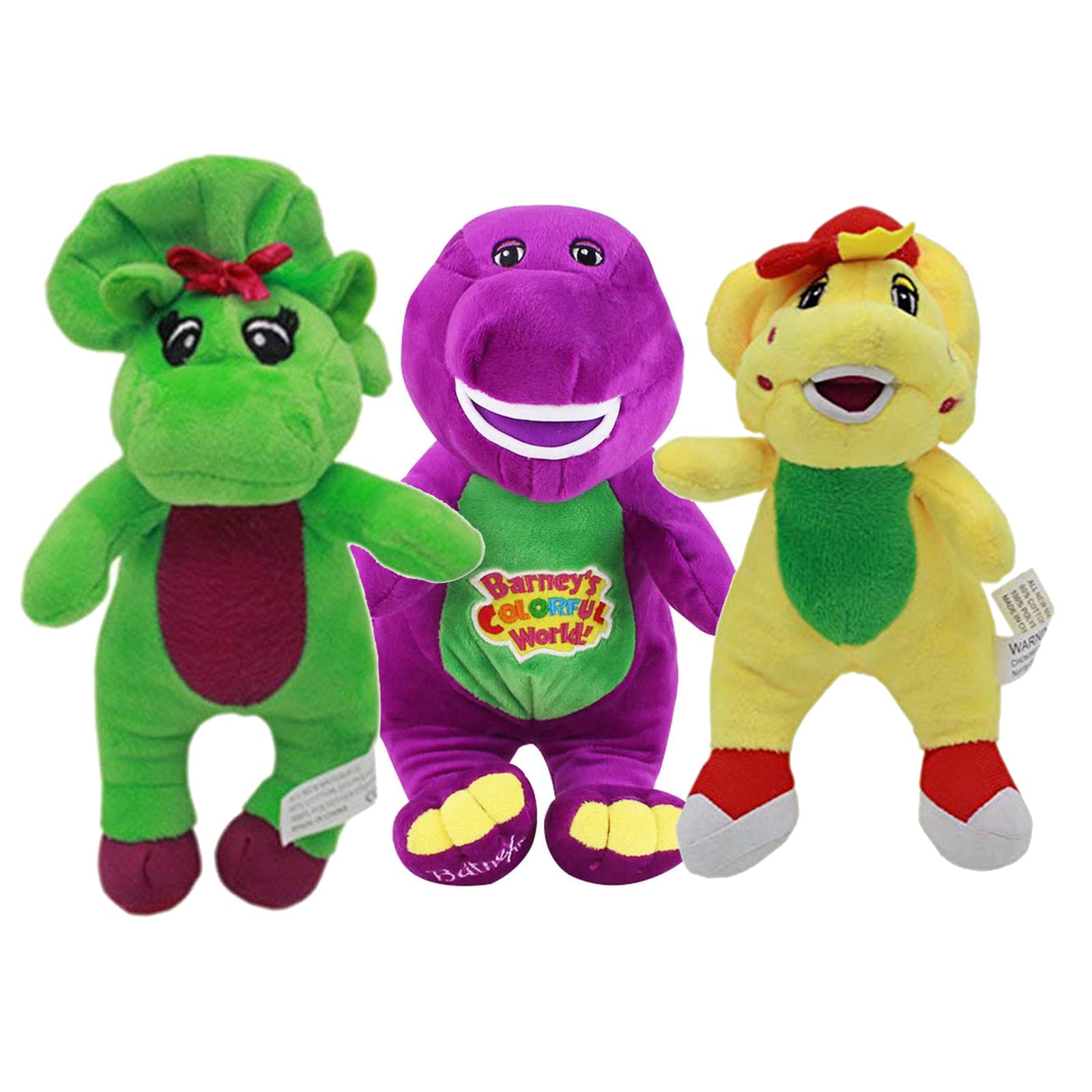 Amazon.co.jp: Barney 歌う友人 ぬいぐるみ 恐竜 バーニー 子供用