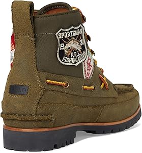 Amazon.com | POLO RALPH LAUREN Men Ranger Mid Boot Canopy Olive