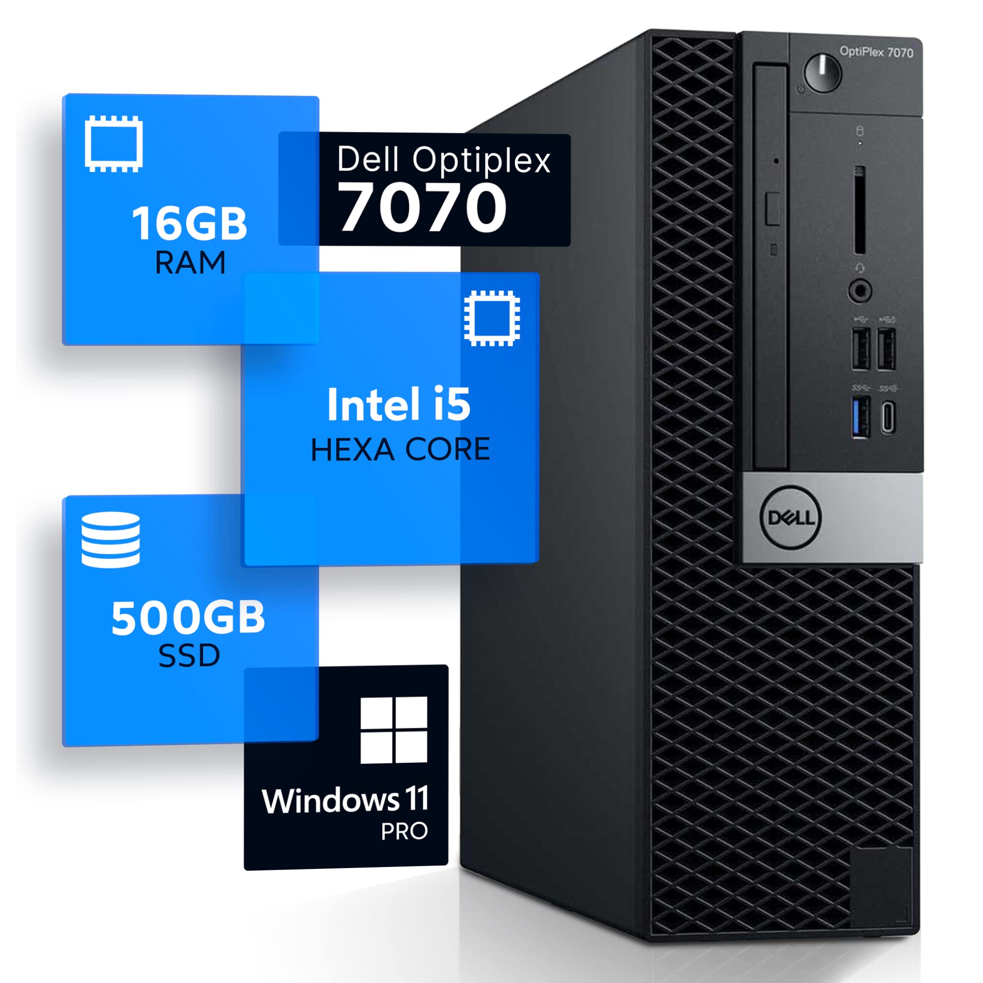 Amazon.com: Dell Optiplex 7070 Desktop Computer | Hexa Core Intel