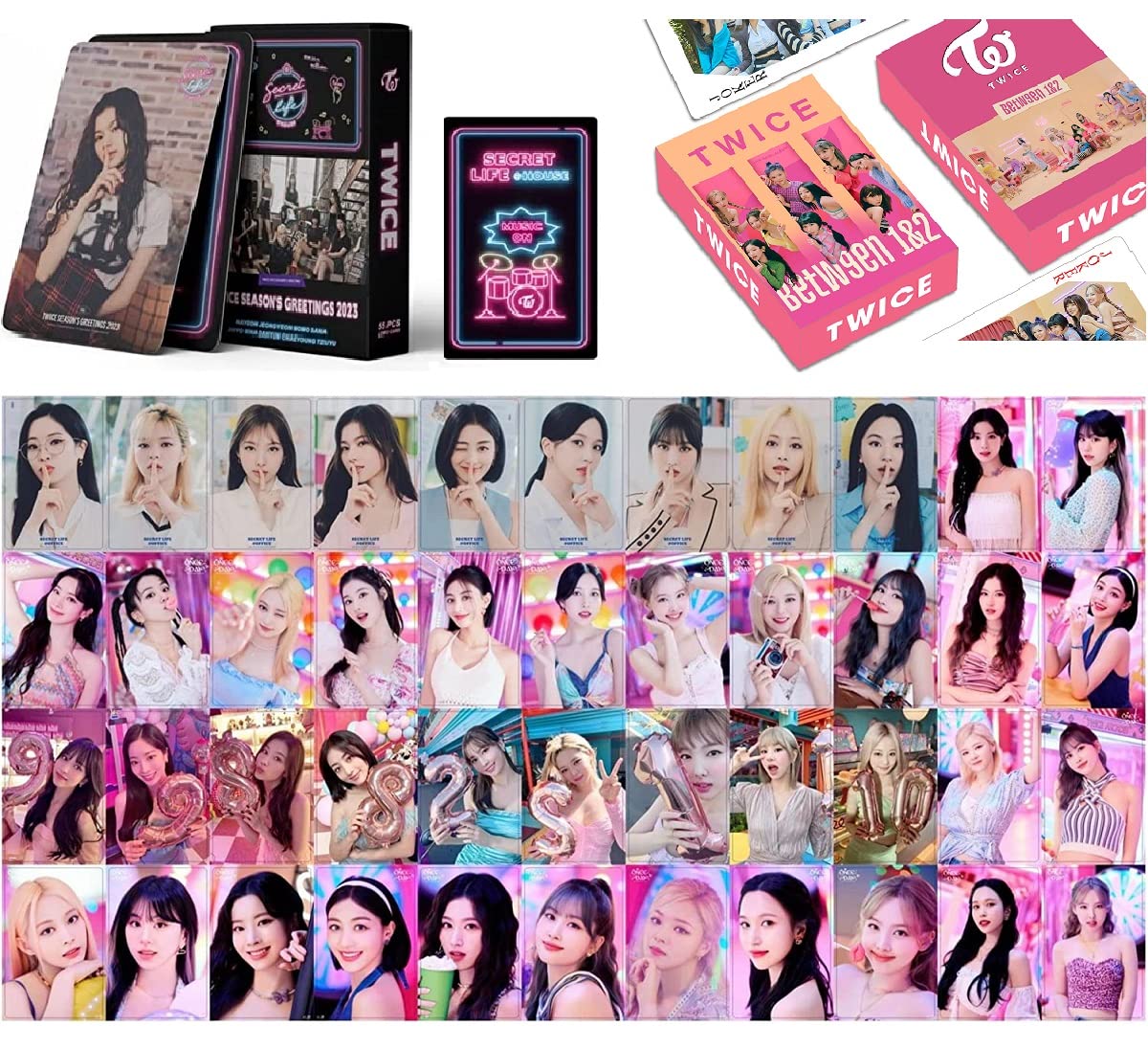 Amazon.com: Finifana 2Pack/108PCS Twice Photocards Set, 54PCS
