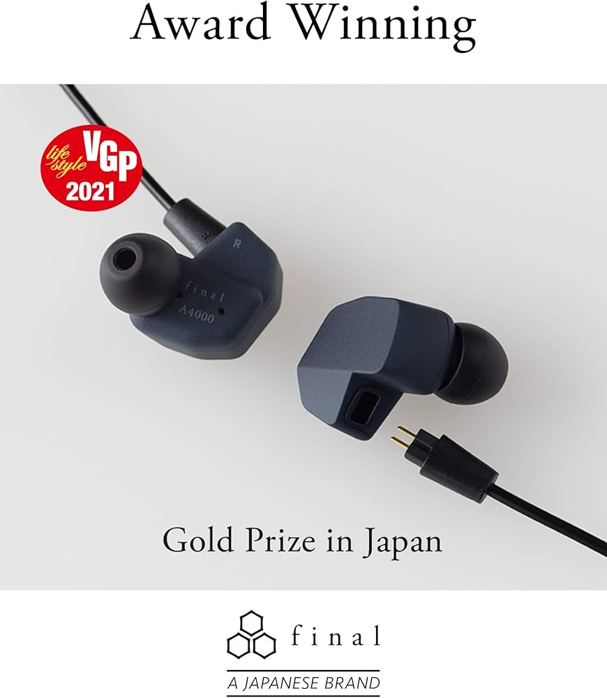 Amazon.com: Final A4000 Single-Driver IEM Earphones, High-Fidelity