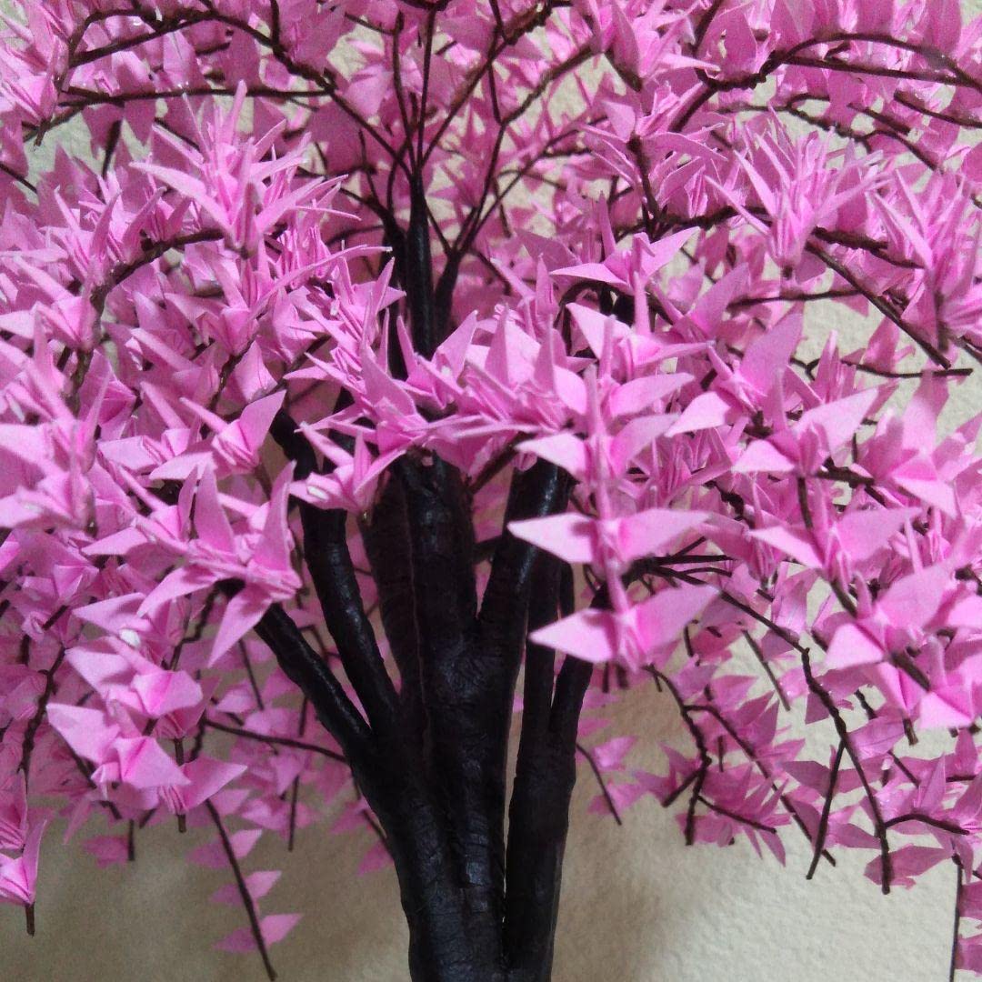 Amazon.co.jp: 折り鶴 盆栽 しだれ桜 盆栽 : おもちゃ