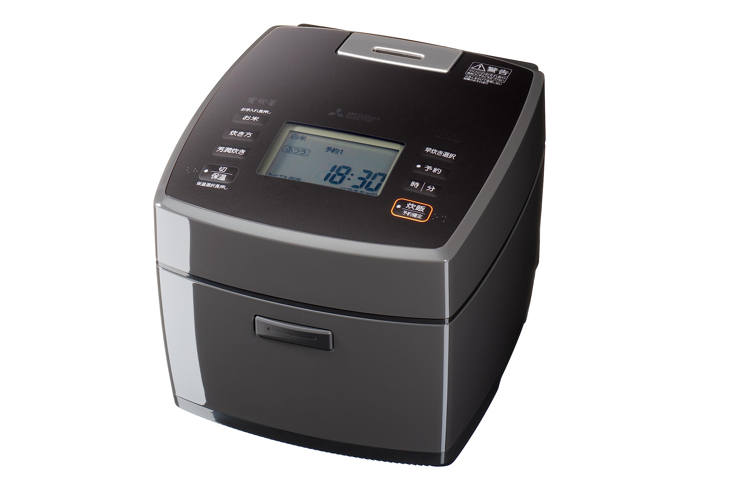 Amazon | 三菱電機 炊飯器 5.5合 IH式 日本製 炭炊釜(5層厚釜) 可変超