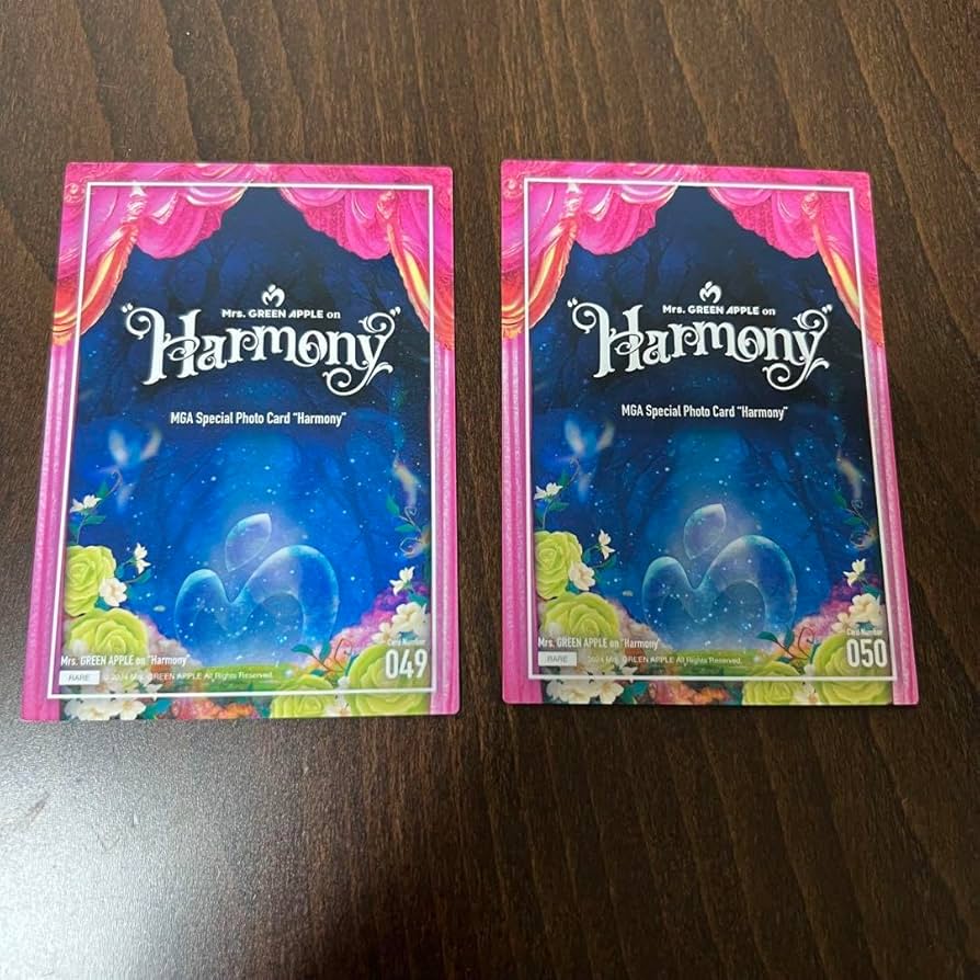 Amazon.co.jp: Mrs. GREEN APPLE ミセス フォトカード Harmony : おもちゃ