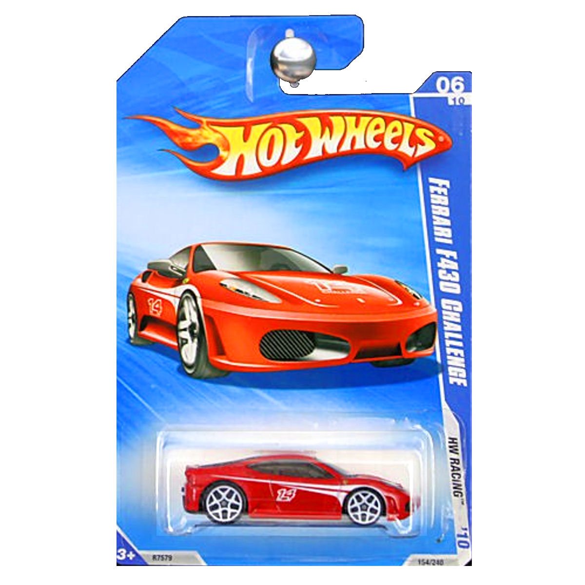 Amazon.com: Hot Wheels 2010 HW Racing Red Ferrari F430 Challenge 1