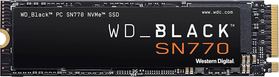 Amazon.com: WD_BLACK 500GB SN770 NVMe Internal Gaming SSD Solid