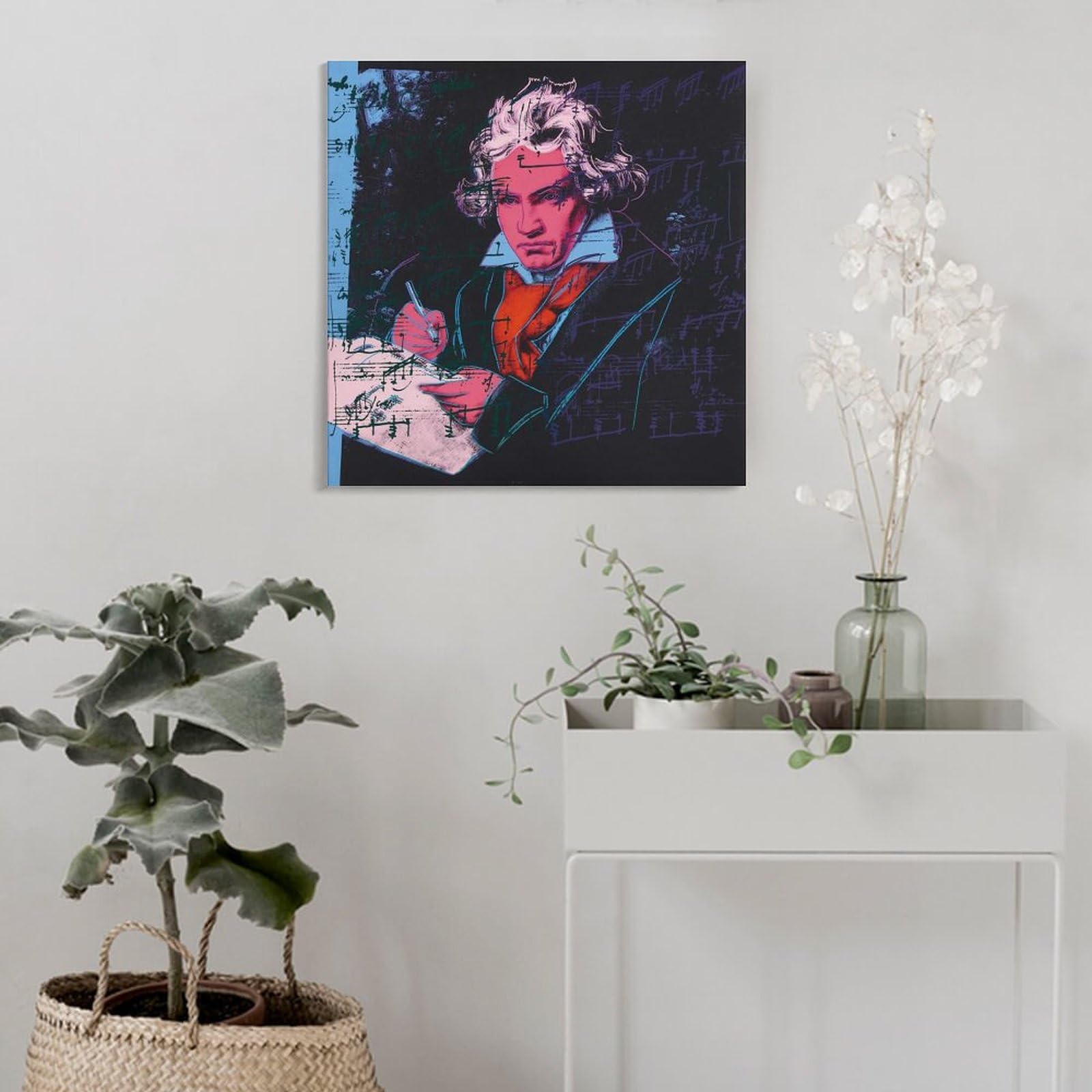 Amazon.co.jp: 画家 芸術家アンディ・ウォーホル ウシ版画1