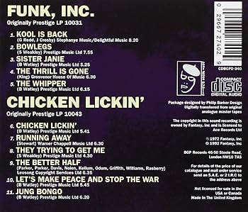 Amazon.co.jp: FUNK INC / CHICKEN LICKIN': ミュージック