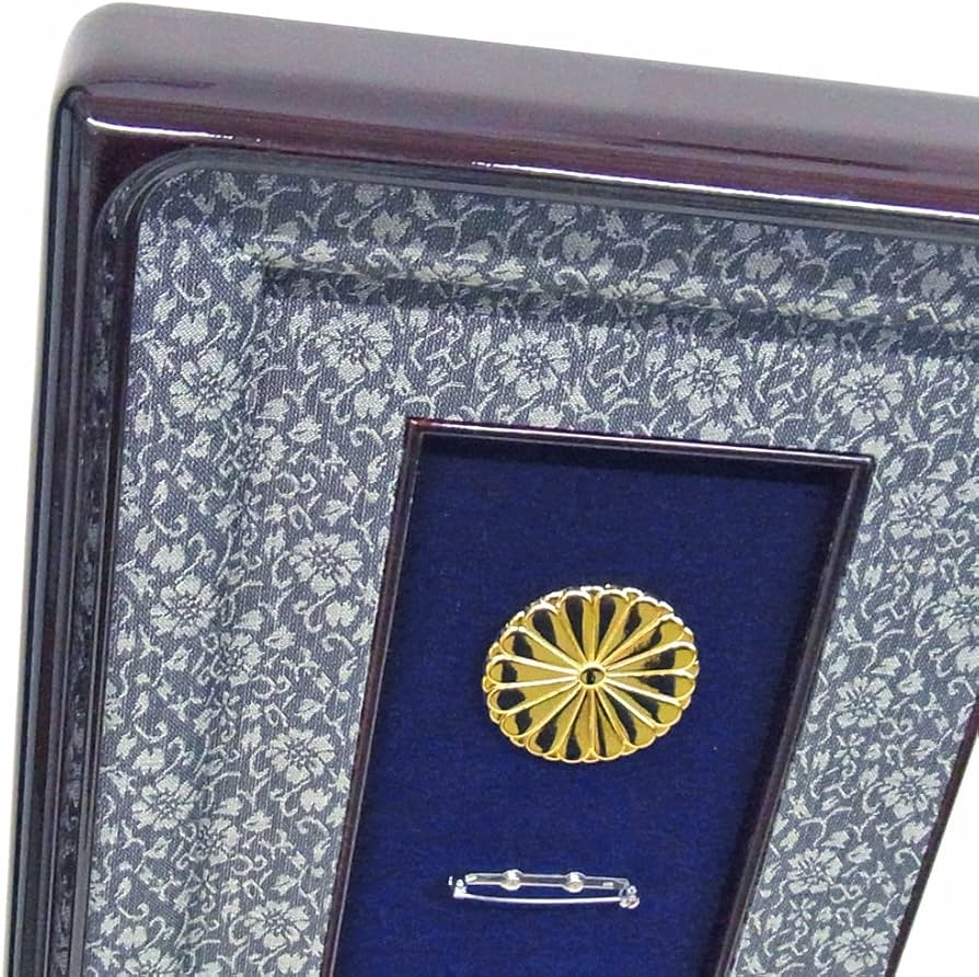 Amazon.co.jp: ケースも飾れる褒章記褒章額 NR20型 (どんす紺) 各種