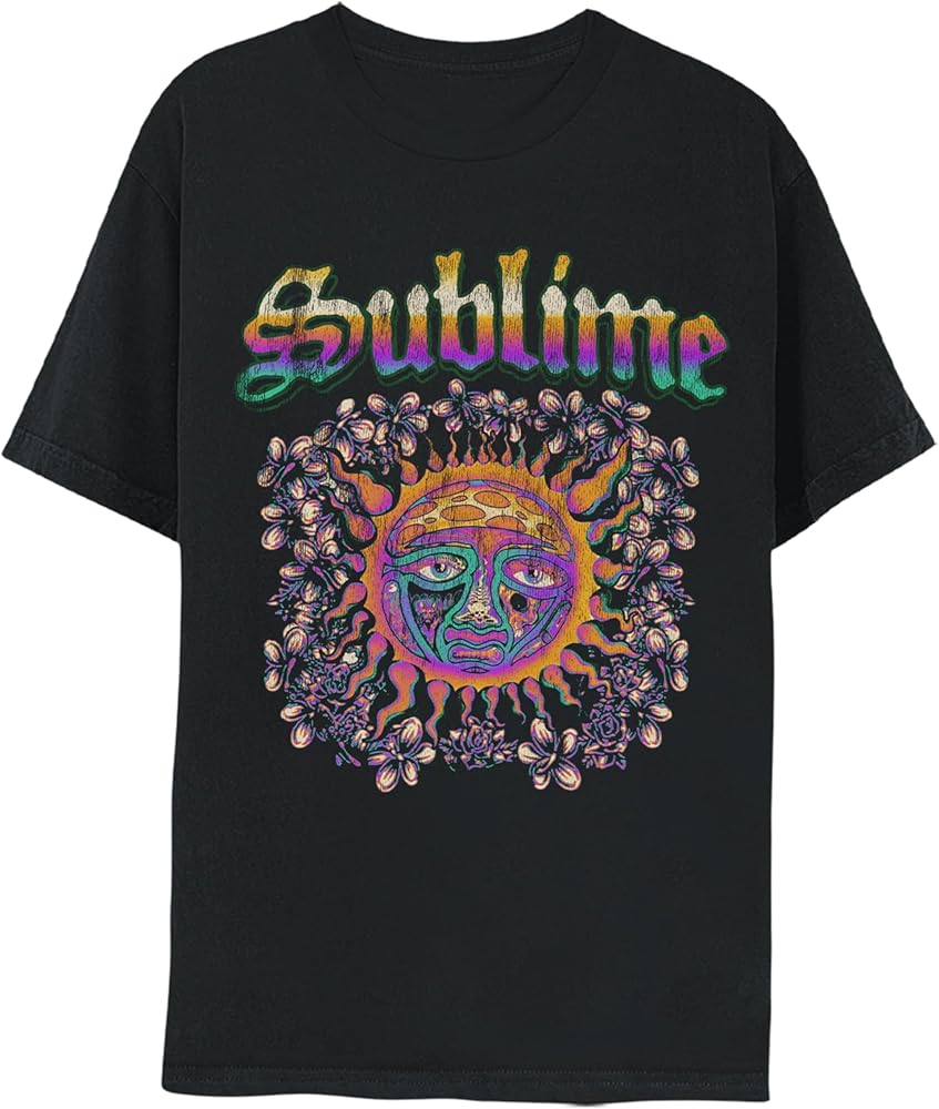 Amazon.com: 2Bhip Sublime Customer Sun Adult Short Sleeve 90s Ska