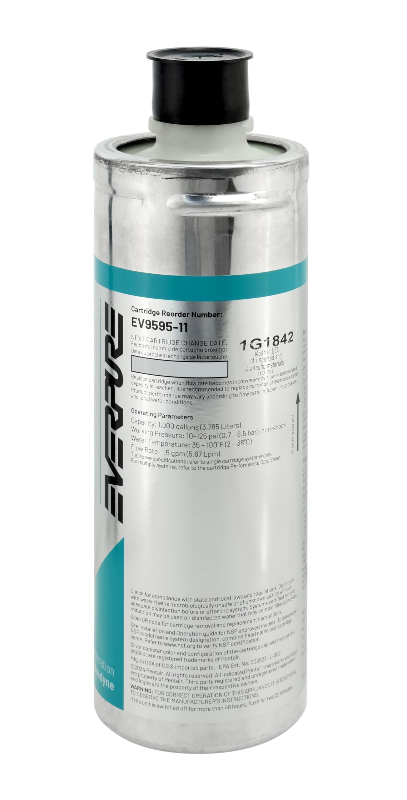 Amazon.com: Everpure 2FC-P | Aquverse A100 | Pentair S-54