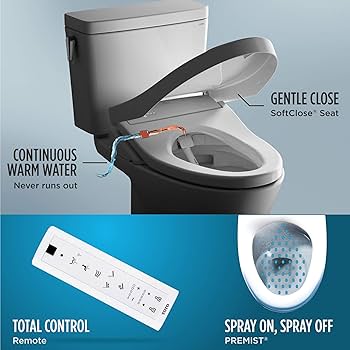 TOTO SW3036R#01 WASHLET K300 Assento de vaso sanitário com bidê