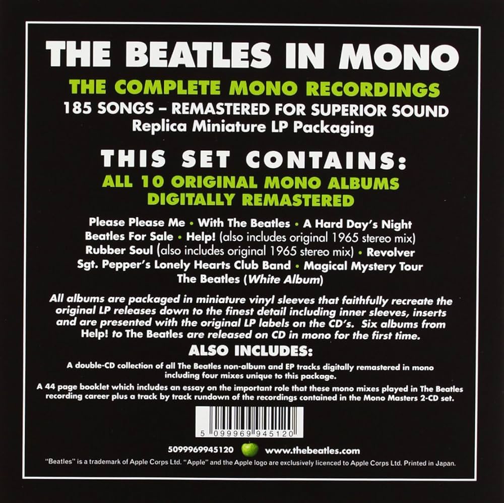 The Beatles - In Mono [13 CD Box Set][Limited Edition] - Amazon