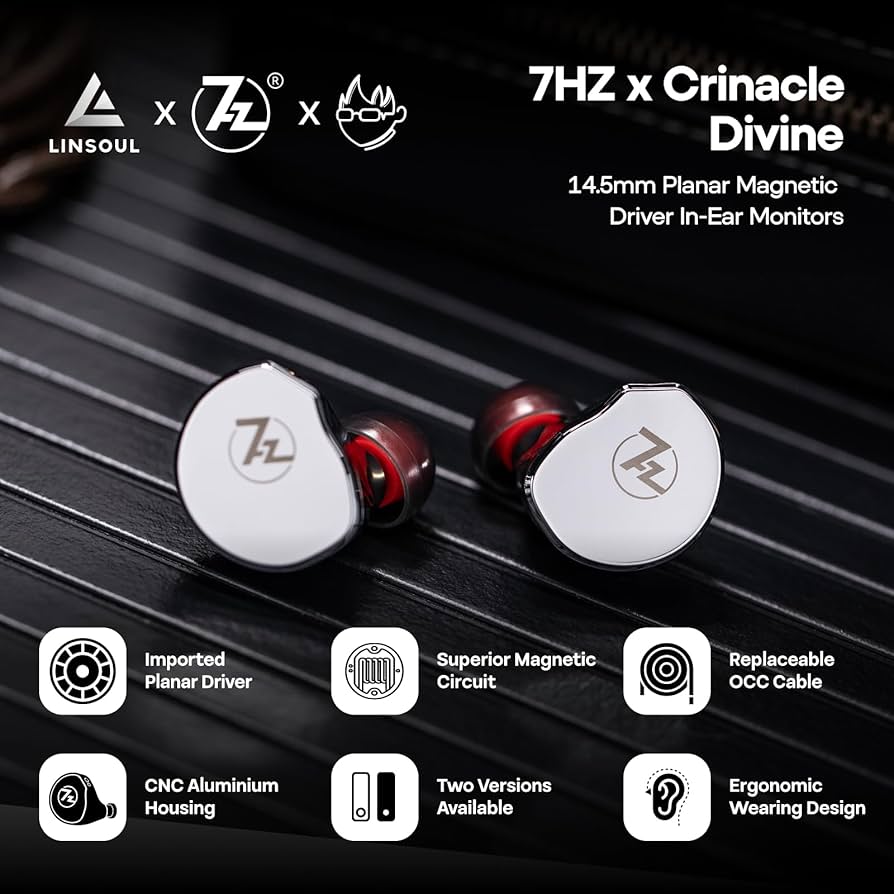 Amazon.com: Linsoul 7Hz x Crinacle: Diablo/Divine in-Ear Monitors