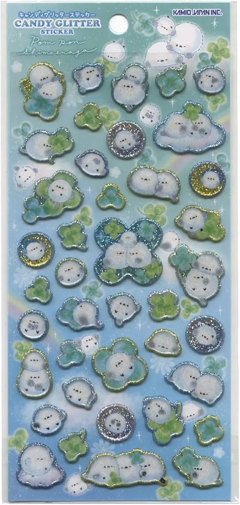 Amazon.co.jp: カミオジャパン シール キャンディグリッターステッカー
